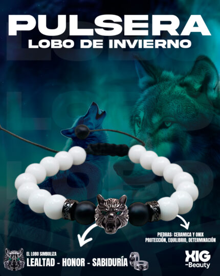❄️ Pulsera Lobo de invierno 🐺