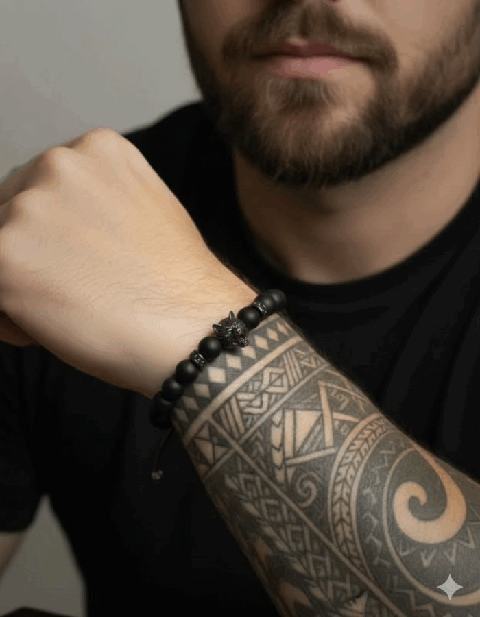 🐺Pulsera Lobo Nocturno - Imagen 3