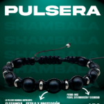 ⚔️ Pulsera Shambala Black Steel – Protección y Poder ⚡🔥