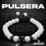 🐯 Pulsera Twilight Tiger – Luz y Sombra 🌑⚪