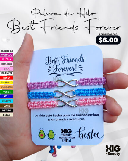 Best Friends Forever - Pulsera de Hilo