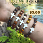 Pulsera de cruz - Pulsera de hilo