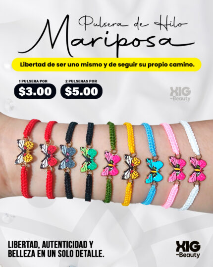 🦋 Pulsera Mariposa — Edición Limitada 🦋