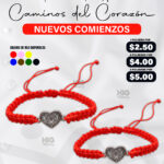 Caminos del corazón - Pulsera de hilo