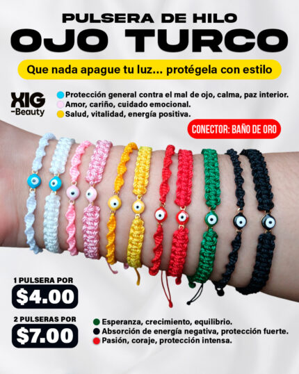 Ojo Turco - Pulsera de Hilo