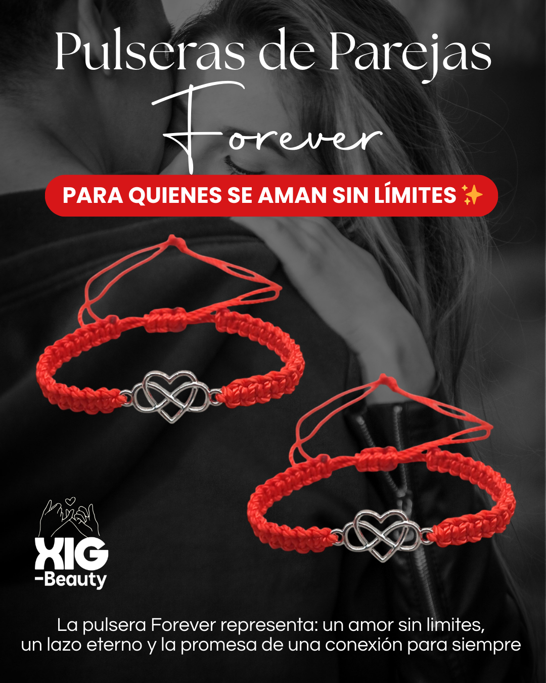 pulsera-forever-xigbeauty Pulsera Forever | Pulseras de pareja - Imagen 1