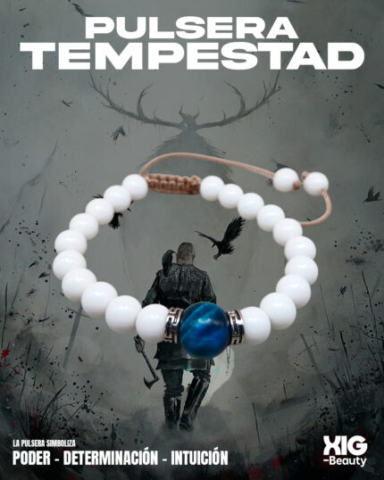 Tempestad Blanca - Pulsera de Hilo