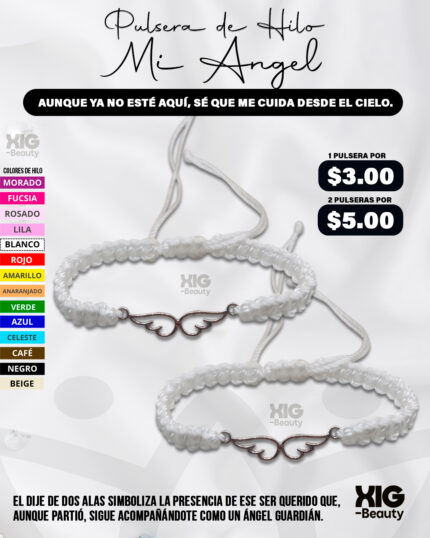 Mi Angel | Pulsera de Hilo