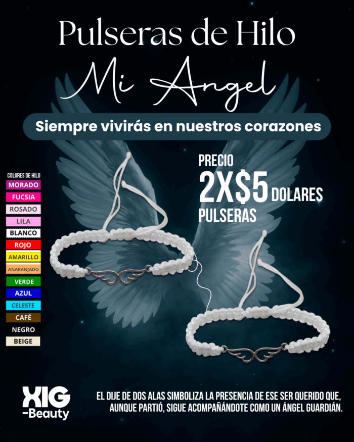 Mi Angel | Pulsera de Hilo - Imagen 1