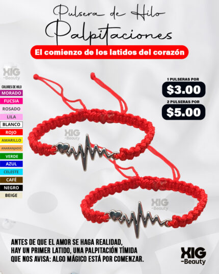 Palpitaciones | Pulsera de Hilo