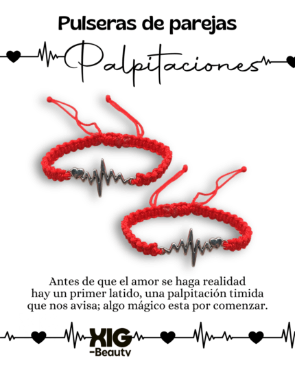 Palpitaciones | Pulseras de pareja