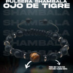 ⚔️ Pulsera Shambala Ojo de Tigre – Enfoque y Fortaleza ⚡🔥